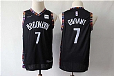 Nets 7 Kevin Durant Black City Edition Nike Swingman Jersey,baseball caps,new era cap wholesale,wholesale hats